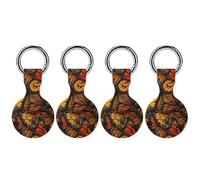 Monarch Butterfly Wings Novelty Holder Cases Compatible with AirTag Silicone GPS Trackers Cover Keychain