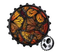 Monarch Butterfly Wings Printed 2 in 1 Magnetic Bottle Opener 3″ Fridge Magnets Beer Soda Openers