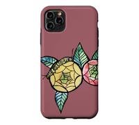Monarch Caterpillar Watercolor Floral Gardening Illustration Case for iPhone 11 Pro Max