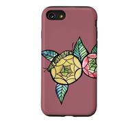 Monarch Caterpillar Watercolor Floral Gardening Illustration Case for iPhone SE (2020) / 7/8