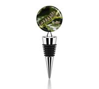 Monarch Caterpillar Wine Stoppers Reusable Wine Bottle Stopper Decorative Champagne Stoppers Silicone Beverage Bottle Sealer Keep Fresh, Leakproof Wines Saver for Bar Party Decor
