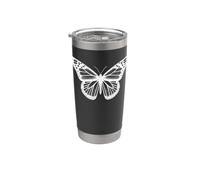 Monarch Line Art Insect Lover Stainless Steel Insulated Tumbler