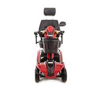 Monarch MM4 Travel Mobility e-Mobility Device - 2 x 50 Ah Batteries - Pneumatic Tyres - Padded Upholstery Swivel Seat - 136 kg Weight Capacity (Red)