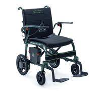 Monarch Mobility Carbon Flyer Electric Wheelchair - Ultra Lightweight Carbon Fibre Frame, Portable & Foldable, Dual Mode, Joystick Control, Compact for Seniors & Adults -9-Mile Range (Camo Green)