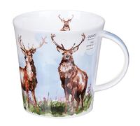 Monarch of The Glen Design Fine Bone Cairngorm Shape China Mug - by Dunoon
