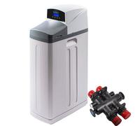 Monarch Water SE-23 Plumbsoft Water Softener with Clever Meter - Size: 109 x 22.5 x 47.5cm - Grey - Wilko