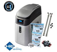 Monarch Water Monarch Midi He Freeflow Water Softener Ultimate Series - 22mm Hoses + 10Kg Salt