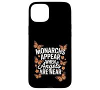 Monarchs Appear When Angels Are Near Cute Butterfly Case for iPhone 15 Plus