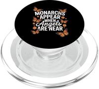Monarchs Appear When Angels Are Near Cute Butterfly PopSockets PopGrip for MagSafe
