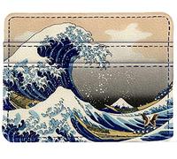 Monarque RFID Slim Wallet (Hokusai - The Great Wave of Kanagawa)