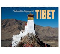 Monastères et paysages du Tibet (Calendrier mural 2027 DIN A2 vertical), CALVENDO calendrier mensuel: Un lieu pour redécouvrir la spiritualité