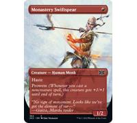 Monastery Swiftspear (Borderless Art foil) | Double Masters 2022