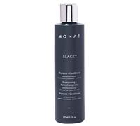 MONAT Black Shampoo + Conditioner - A 2-in-1 Formula for Optimal Hair Care in One Step - Cleanses Conditions and Promotes Stronger Healthier-Lookin