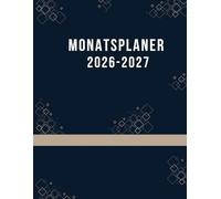 Monatsplaner 2026-2027: Zweijahresplaner DIN A4 mit Monatsübersichten und Notizseiten - eleganter Kalender fürs Büro, Studium und als Geschenkidee| 90 Seiten