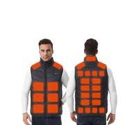 Monave Heated Gilet Men Women 27 Heating Pads 3 Temperature Levels Intelligent button control for Outdoor Workers, Christmas Gifts, Birthday Gifts, Outdoor Sports and Fishing,Excluding Power Bank