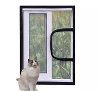 Monbaer Personalised Size Window Protection Net, Pet Anti-escape Window Guard Net Self Adhesive Fly Screen Window Mesh, Custom Window Screen