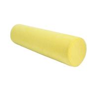 Monbaer Round Bolster Sofa & Bed Pillow, Back Support Cushions, Comfortable Chenille Cylindrical Neck Pillow for Head, Back, Lumbar, Legs and Yoga (50x20cm,Yellow)