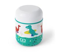 monbento - Kids Insulated Lunch Box MB Capsule blue Dino - Insulated Bento Lunch Box for Kids Hot & Cold Food up to 5 Hours - Dinosaur Kids Lunch Box Ideal for Fruit/Mashed Vegetables/Hot Dishes