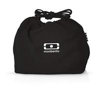 monbento - Lunch Bag MB Pochette M Onyx - Polyester Lunch Tote - for Work/School Lunch Packing - Can Contain a Bento Box MB Original or MB Tresor - Black