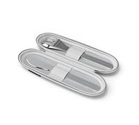 MONBENTO - Nomad Cutlery Set with Case for Lunch Box MB Slim Nest Coton - 3 Pieces Fork Knife Spoon - Flatware Set for Work/School Lunch Packing - Stainless Steel - Grey