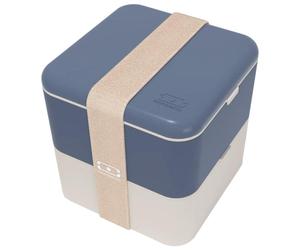 monbento - Square 1.7L Blue Natural - Lunch box
