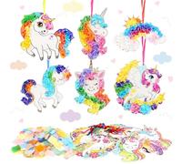 MONCAP 12pcs Unicorn Craft Set for Kid Creative Poke Art Toy - Make Your Own Poking Art Crafts for 4-12 Years Girls Daughter Granddaughter Christmas Birthday Gifts