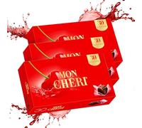 MonChéri Chocolate - 3x 315g (90 pieces) - Luxury chocolate with cherry liqueur - German sweets for adults - Chocolate box for anniversaries, birthdays, Christmas or just as delicious snack