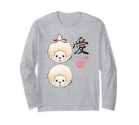 Monchhichi Japanese Art Style The Part is A Mind Cute Twins Long Sleeve T-Shirt