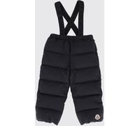 MONCLER Boy's Quilted and Padded Nylon Ski Salopette with Logo Patch - Size: 18M - unisex