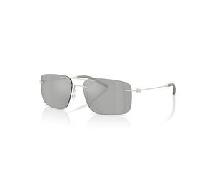 Moncler Doppler ME4003 - Rectangle Square Silver mirrored