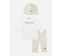 Moncler Enfant Baby 3 Piece Legging Gift Set in Beige - Brown - 12 - 18 Mths