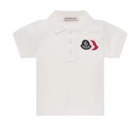 Moncler Enfant Baby Boys Logo Polo Shirt in White - unisex - Moncler - Kids Shirts - White - 18 M | 86 CM - Kids 18 M | 86 CM
