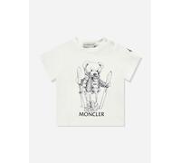 Moncler Enfant Baby Boys Ski Bear T-Shirt in Ivory - Ivory - 2 Yrs