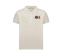 Moncler Enfant Baby Triple Logo Polo - unisex - Moncler - Kids Short Sleeve T-Shirts - White - 12 M | 80 CM - Kids 12 M | 80 CM