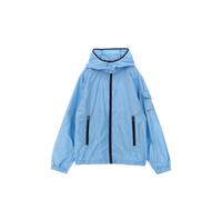 Moncler Enfant Banu removable hood jacket - Blue 8-10-14