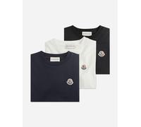 Moncler Enfant Boys 3 Pack Cotton T-Shirt Set in Black - Black - 10 Yrs