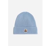Moncler Enfant Boys Wool Knit Beanie Hat in Blue - Blue - 8 - 10 Yrs L (54-56 CM)