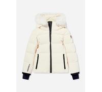 Moncler Enfant Girls Grenoble New Guyane Down Jacket in Ivory - Ivory - 12 Yrs