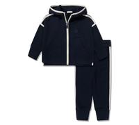 Moncler Enfant logo-appliqué tracksuit set - Blue 8