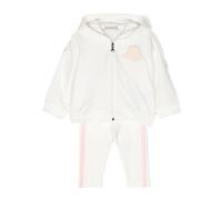 Moncler Enfant logo-patch jersey tracksuit - White 6-9 mths-9-12 mths-12-18 mths-18-24 mths-2 yrs