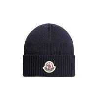 Moncler Enfant ribbed beanie hat - Blue XXS-XS