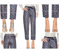 Moncler Floral Print Tailored Silk Pants Trousers Silk Casual Bottoms M