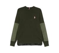 Moncler Grenoble logo-patch sweater - Green L-XL