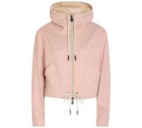 Moncler Logo-appliquéd Hooded Linen-blend Sweatshirt - Light Pink - M (UK 12 / M)
