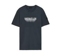 Moncler Logo-print Cotton T-shirt - Dark Grey - M