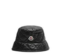 Moncler Logo Quilted Shell Bucket hat - Black - One Size