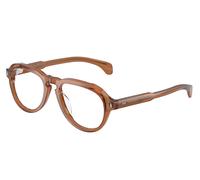 Moncler ME2009U 3017 Unisex Optical frames Acetate Orange Transparent Pilot Normal