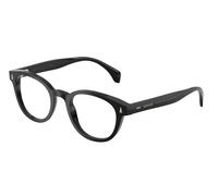 Moncler ME2020 3001 Unisex Optical frames Acetate Black Transparent Round Normal