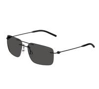 Moncler ME4003 DOPPLER 100187 Unisex Sunglasses Steel Black Grey Squared Normal