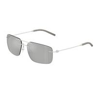 Moncler ME4003 DOPPLER 10048V Unisex Sunglasses Steel Silver Blue Squared Mirror